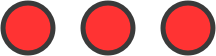 Page Break Icon, shows three red dots